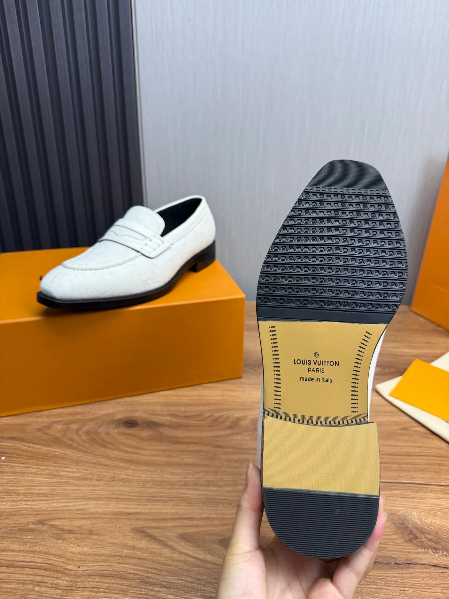 Factory 720💰 LV. Men's business casual leather shoes, all made of imported original brand leather, just to create a more comfortable wearing experience, original non-slip and wear-resistant outsole ✔️16-45 (38.45 non-refundable)
